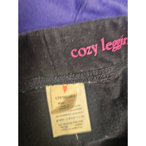 Boden Kids Cozy Leggings 9-10Y Striped & Solid Navy Crewcuts 12Y Bundle Cozy - Picture 4 of 5